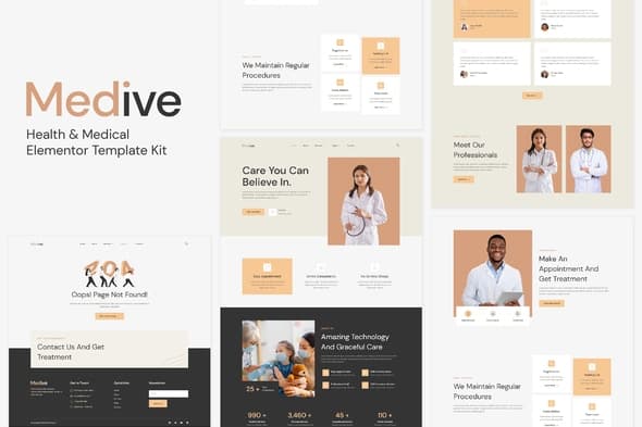 Medive - Health & Medical Elementor Template