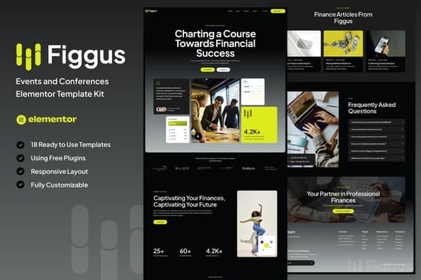 Figgus - Finance & Investment Elementor Template