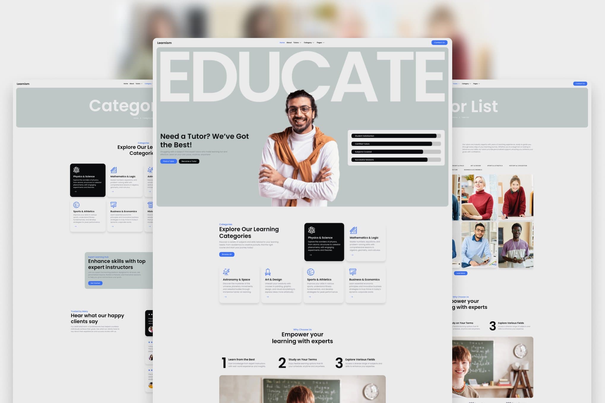 Learnism – Professional Online Courses Elementor Template