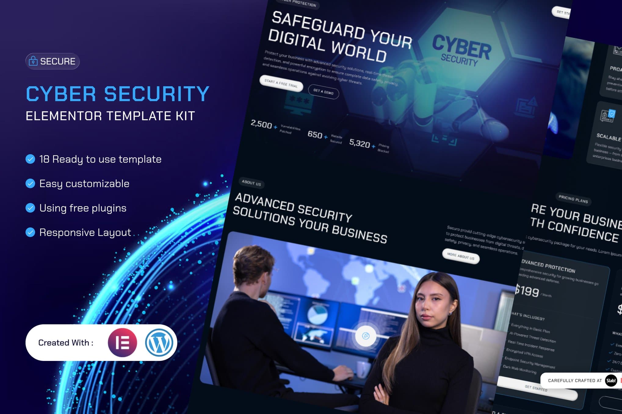 Secure – Cyber Security Elementor Template