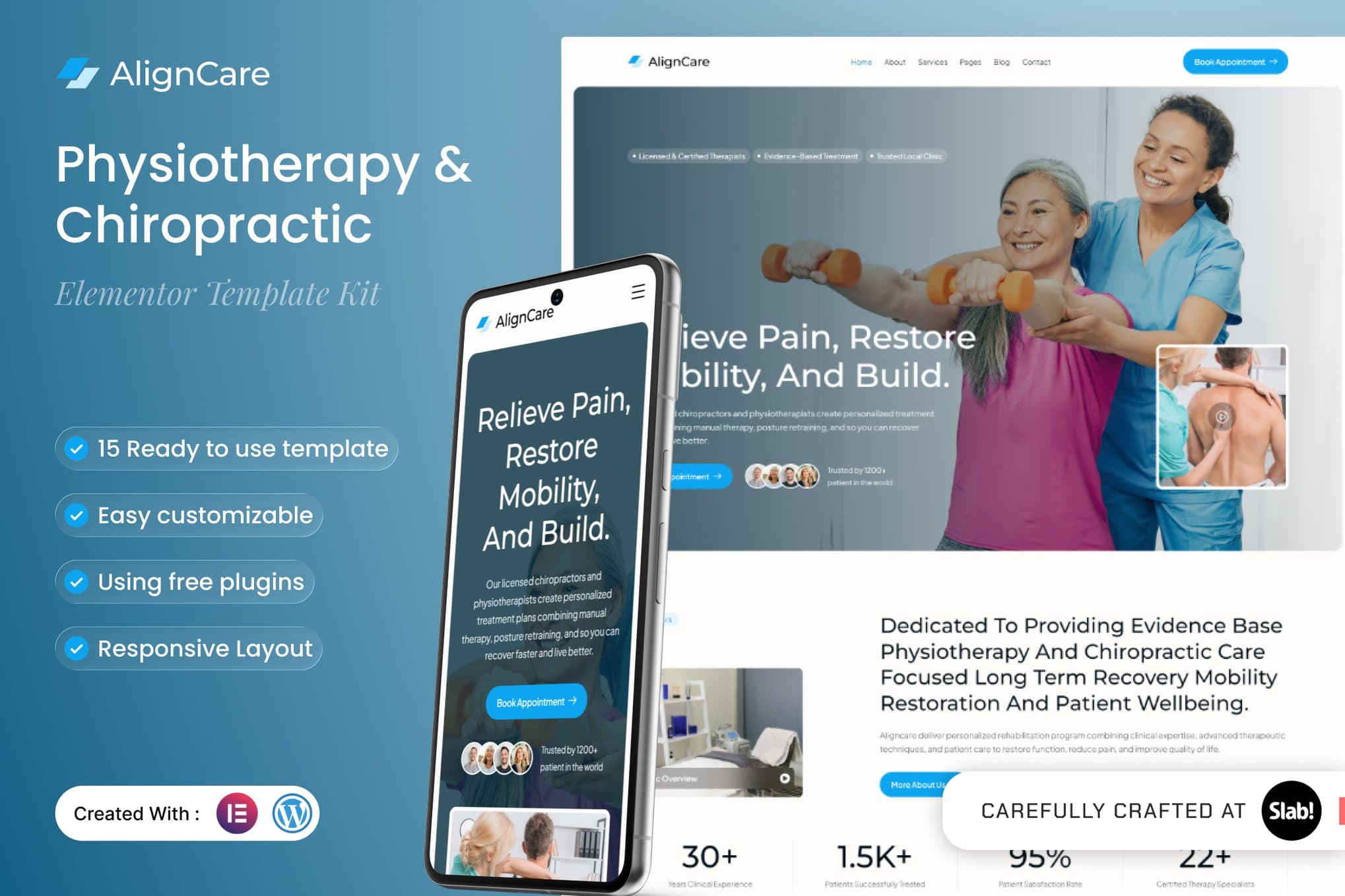 Aligncare - Physiotherapy & Chiropractic Elementor Template Ki Elementor Template