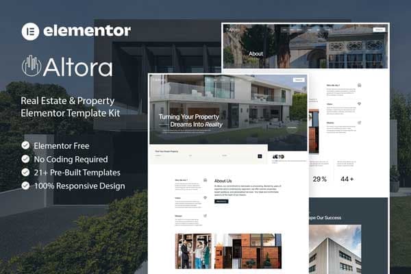 Altora - Real Estate & Property Elementor Template