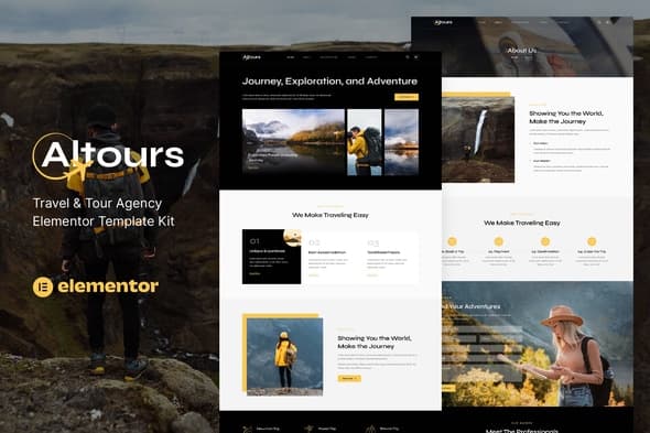 Altours - Travel & Tour Agency Elementor Template