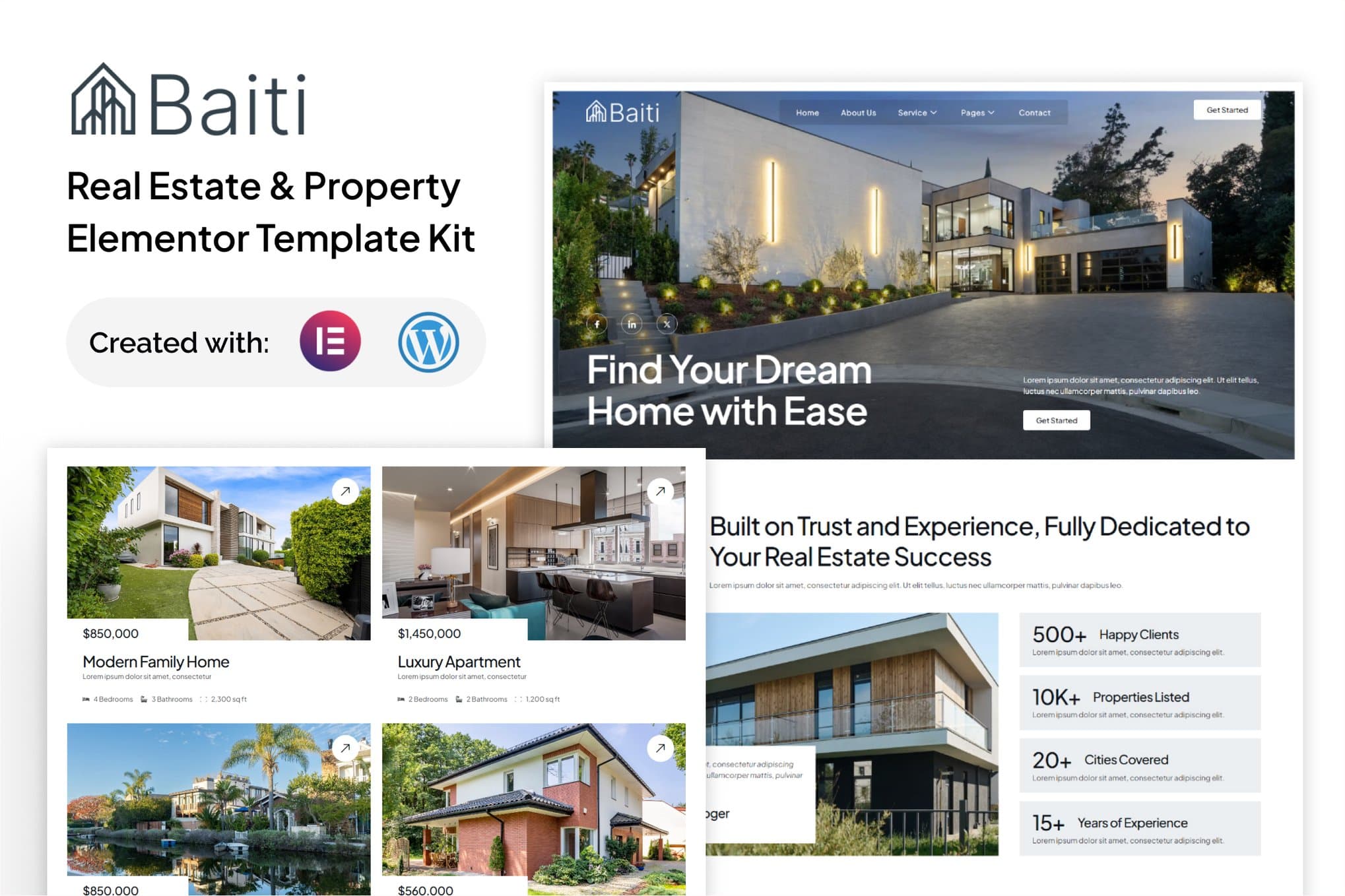 Baiti - Real Estate & Property Elementor Template