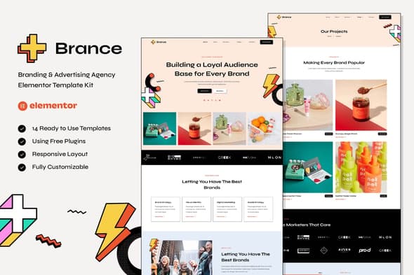 Brance - Branding & Advertising Agency Elementor Template
