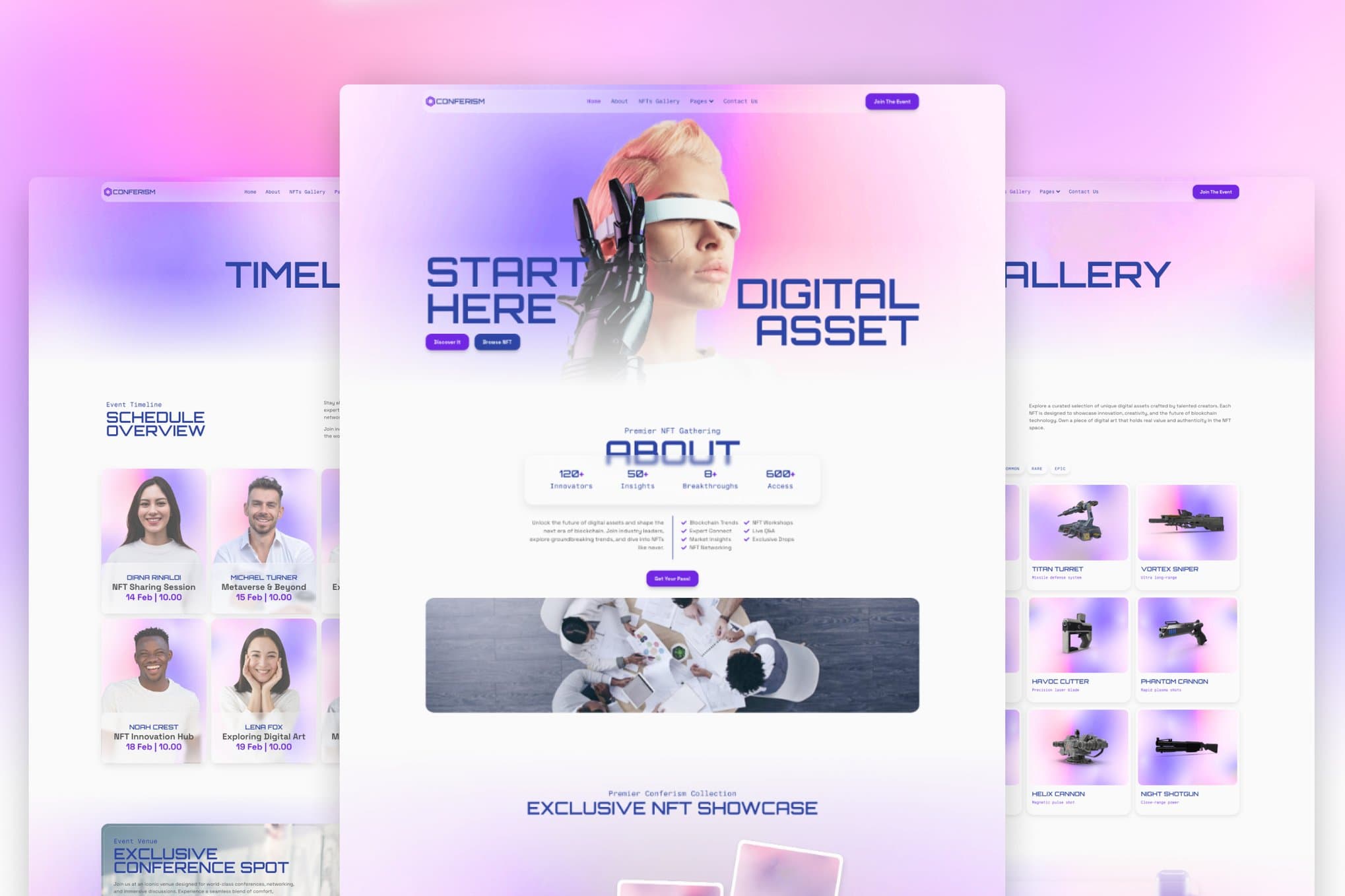 Conferism - Events & Entertainment Elementor Template
