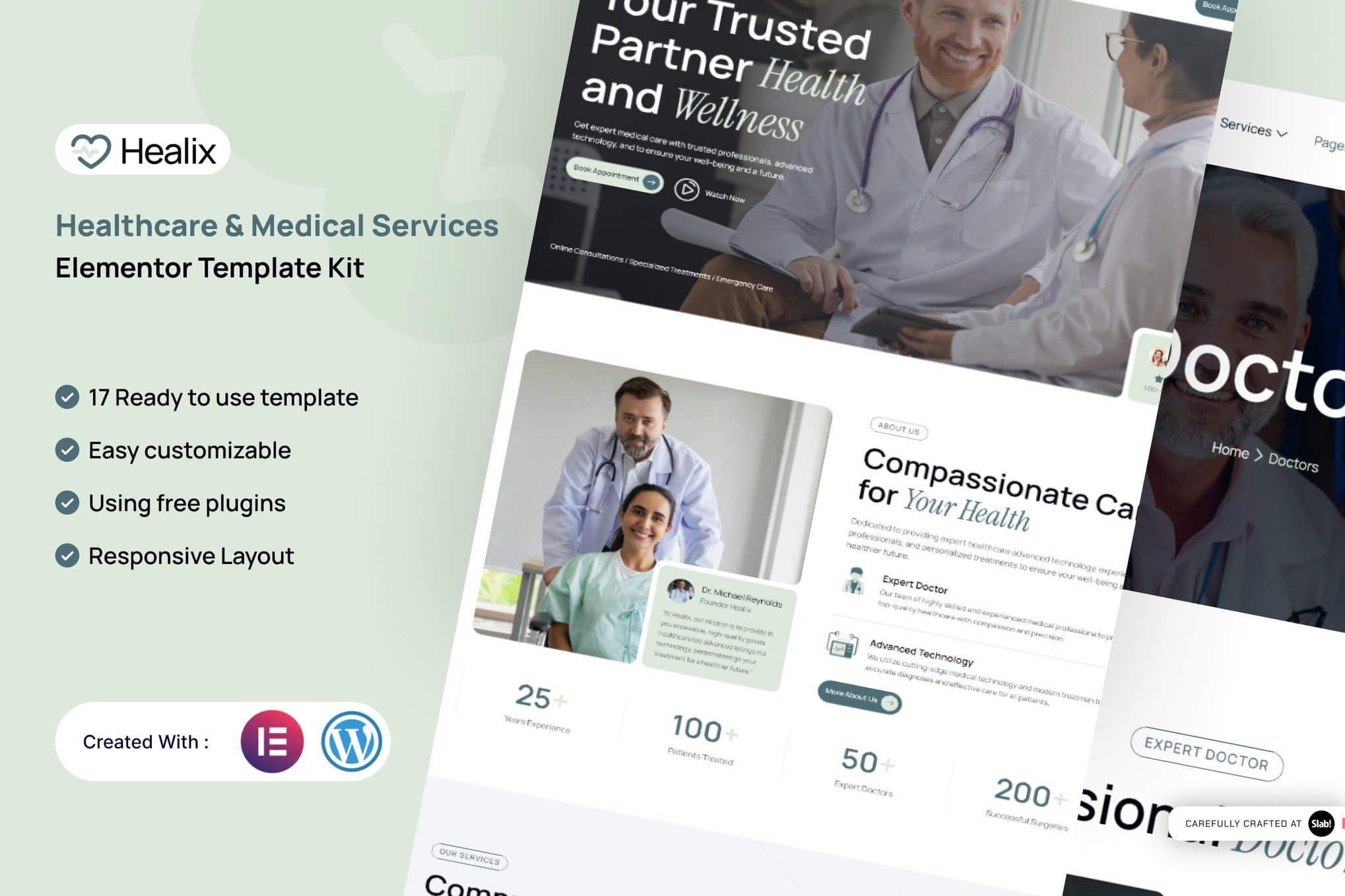 Healix - Healthcare & Medical Services Elementor Template