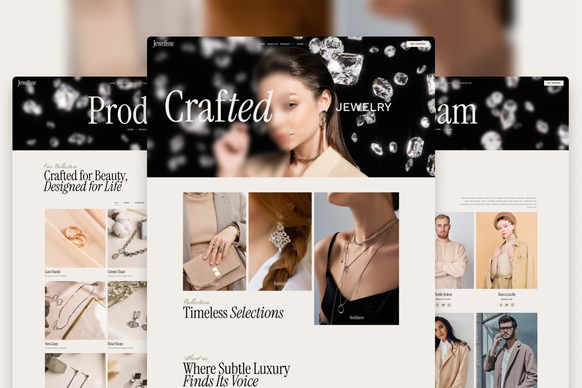Jewelisse - Modern Luxury Jewelry Store Elementor Template