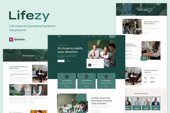 Lifezy - Life Coach & Counseling Elementor Template