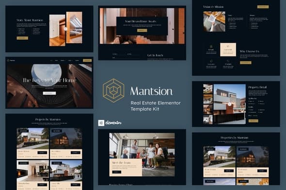 Mantsion - Real Estate Elementor Template