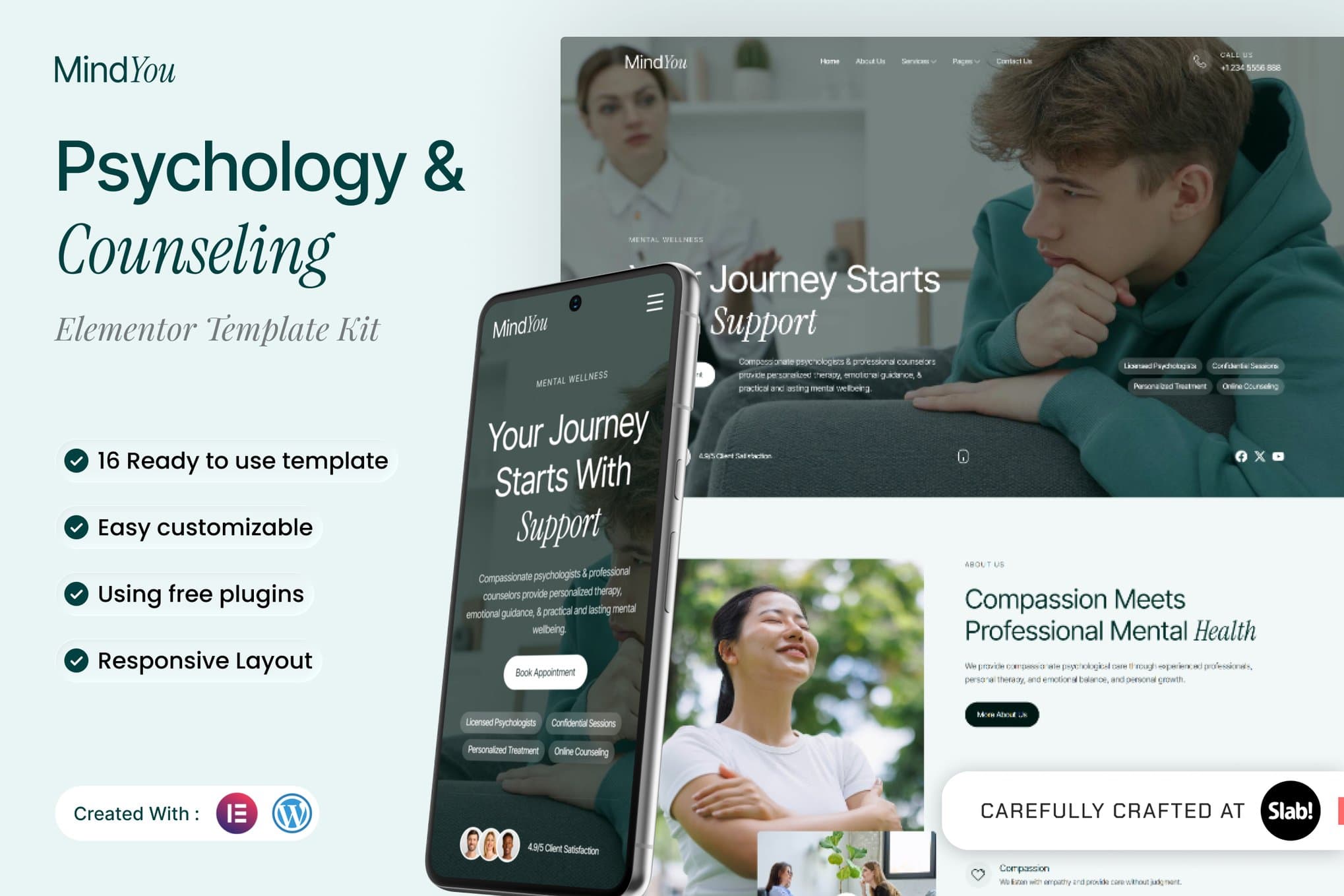 Mindyou - Psychology & Counseling Elementor Template