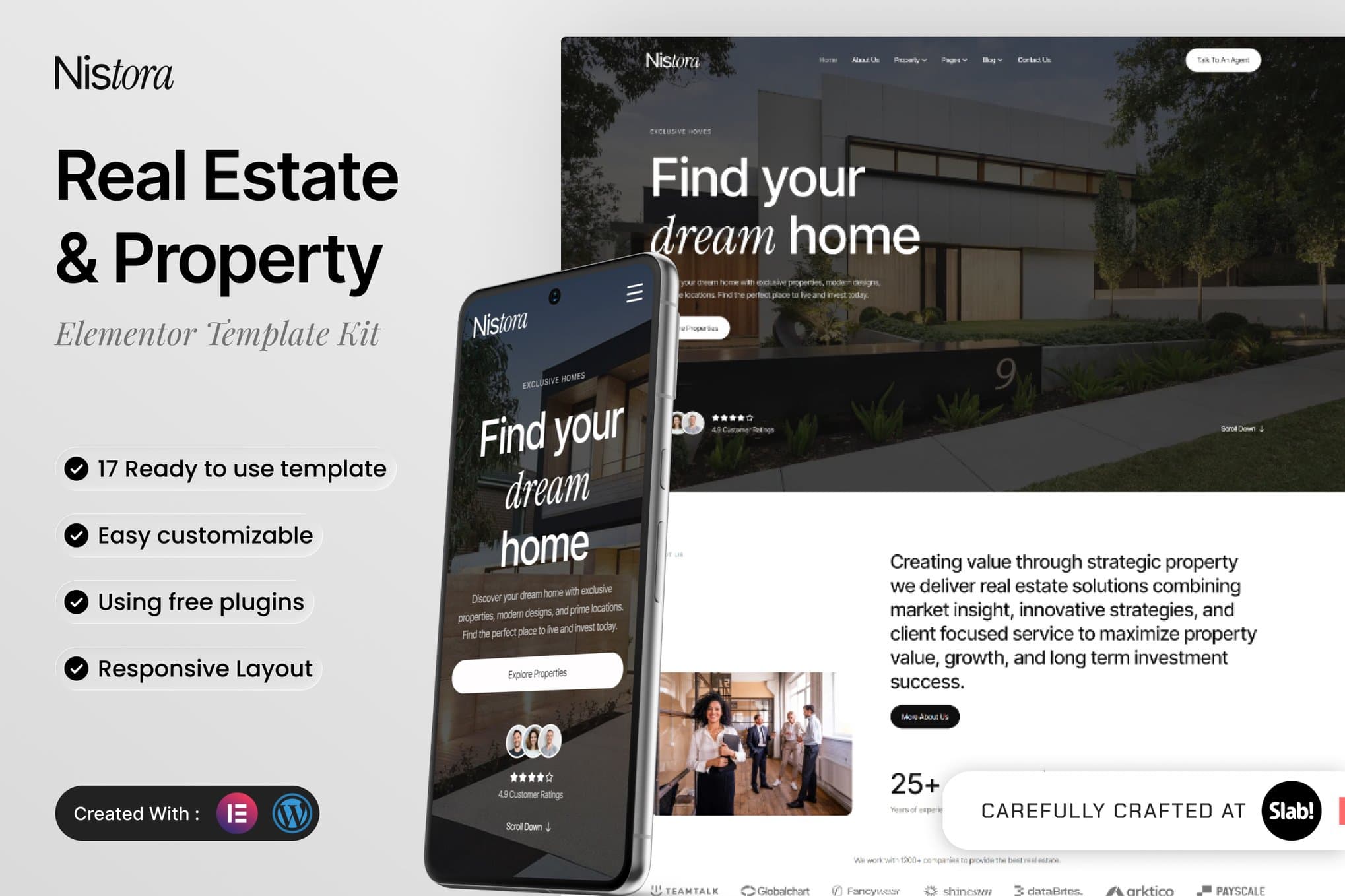 Nistora - Real Estate & Property Elementor Template