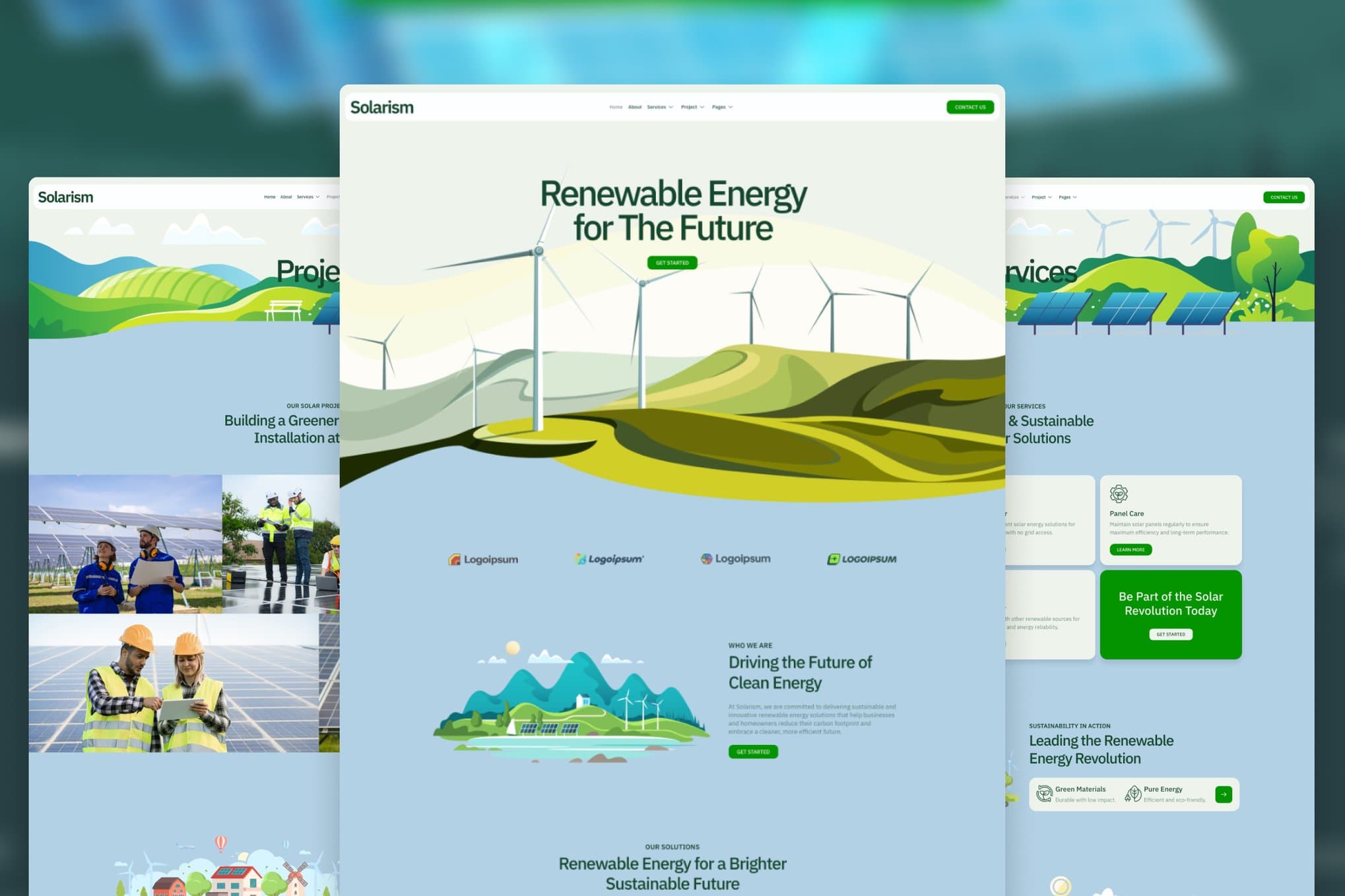 Solarism - Green Energy Business & Services Elementor Template