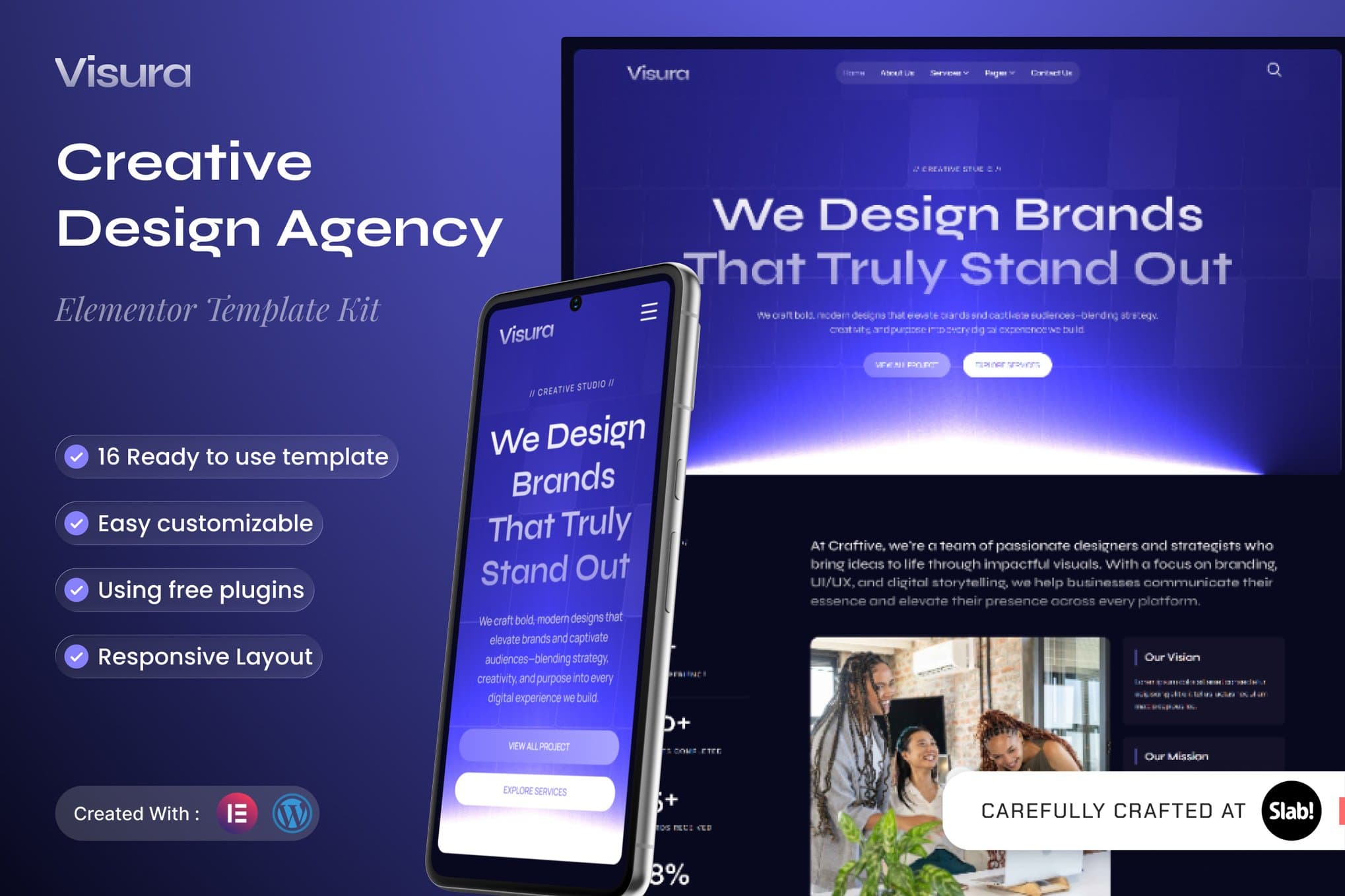 Visura - Creative Design Agency Elementor Template