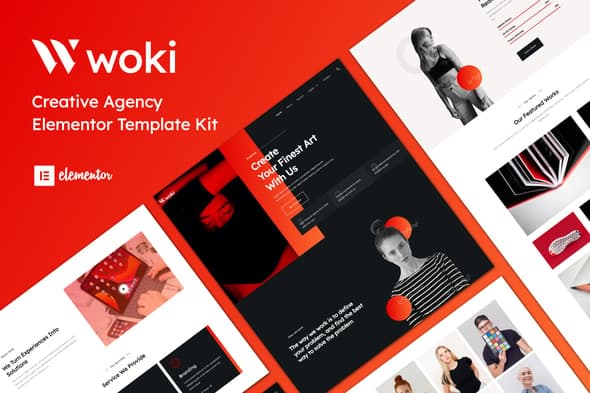Woki - Creative Agency Elementor Template