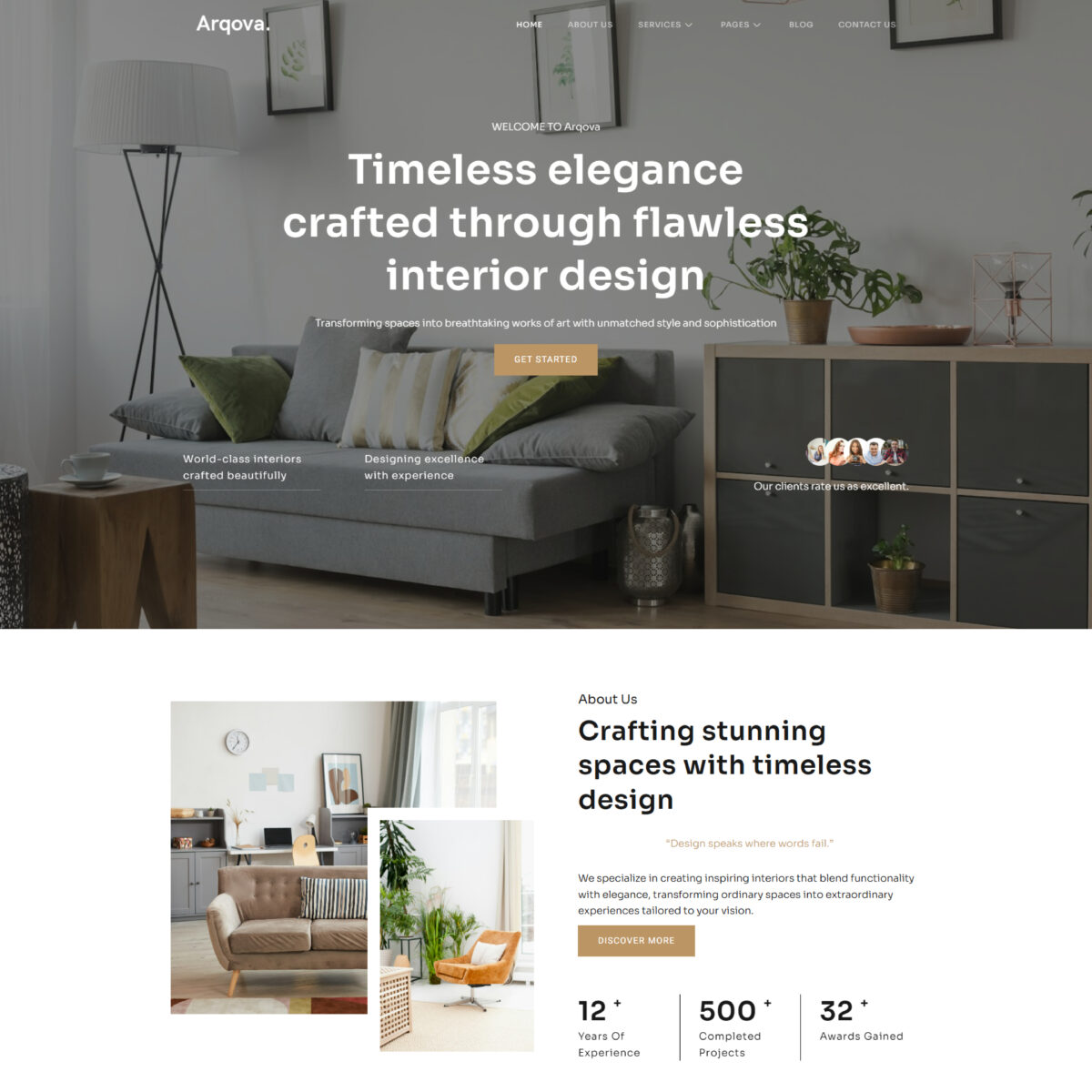Arqova – Architecture & Interior Elementor Template