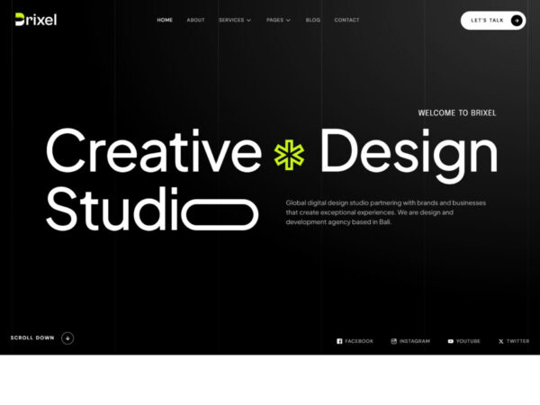 Brixel - Creative Agency Elementor Template