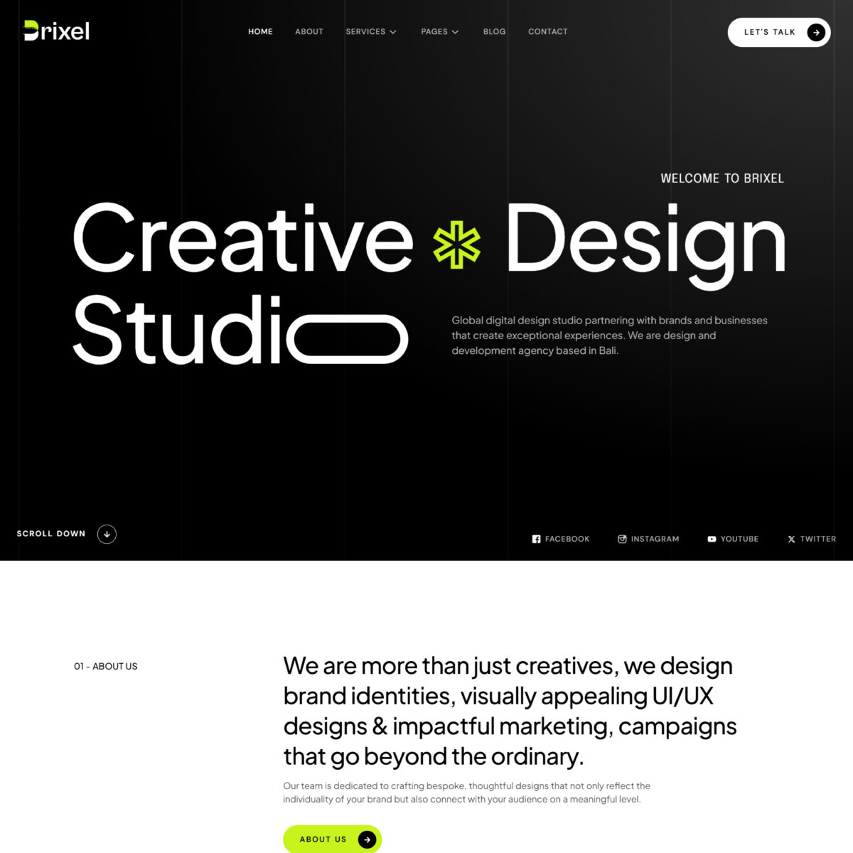 Brixel – Creative Agency Elementor Template