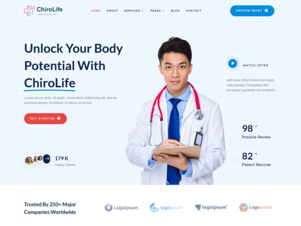 ChiroLife - Chiropractic & Physiotherapy Elementor Template