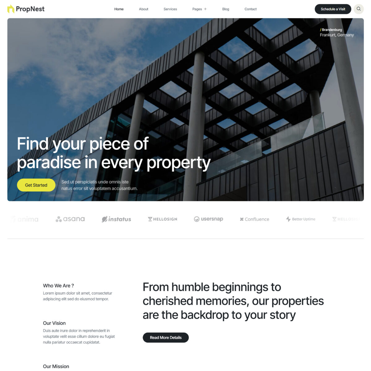 PropNest – Real Estate Elementor Template