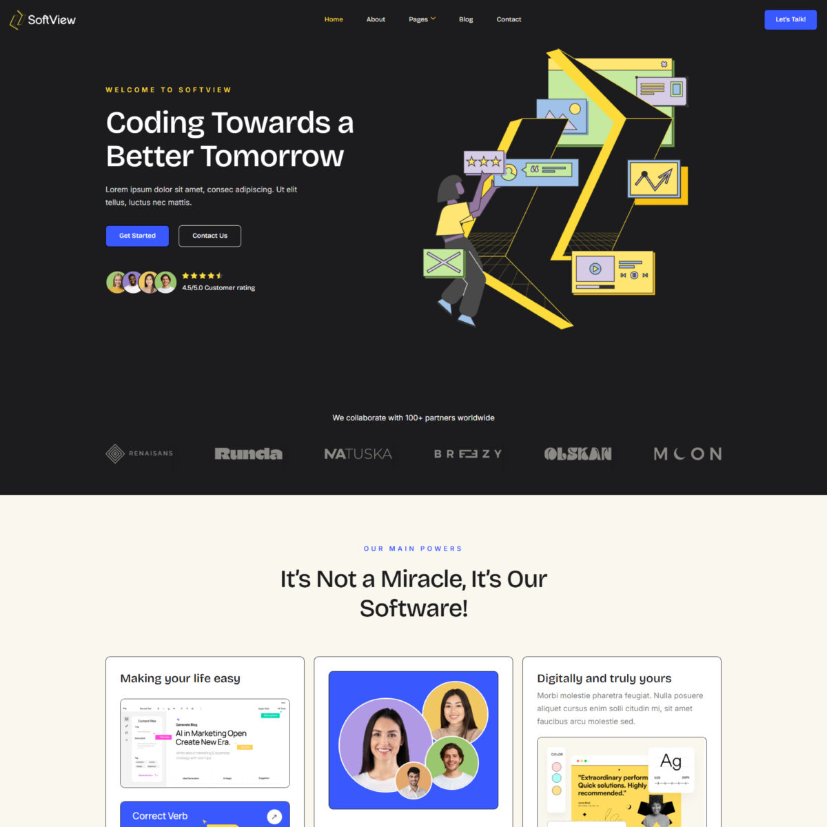 SoftView – Software Showcase Elementor Template